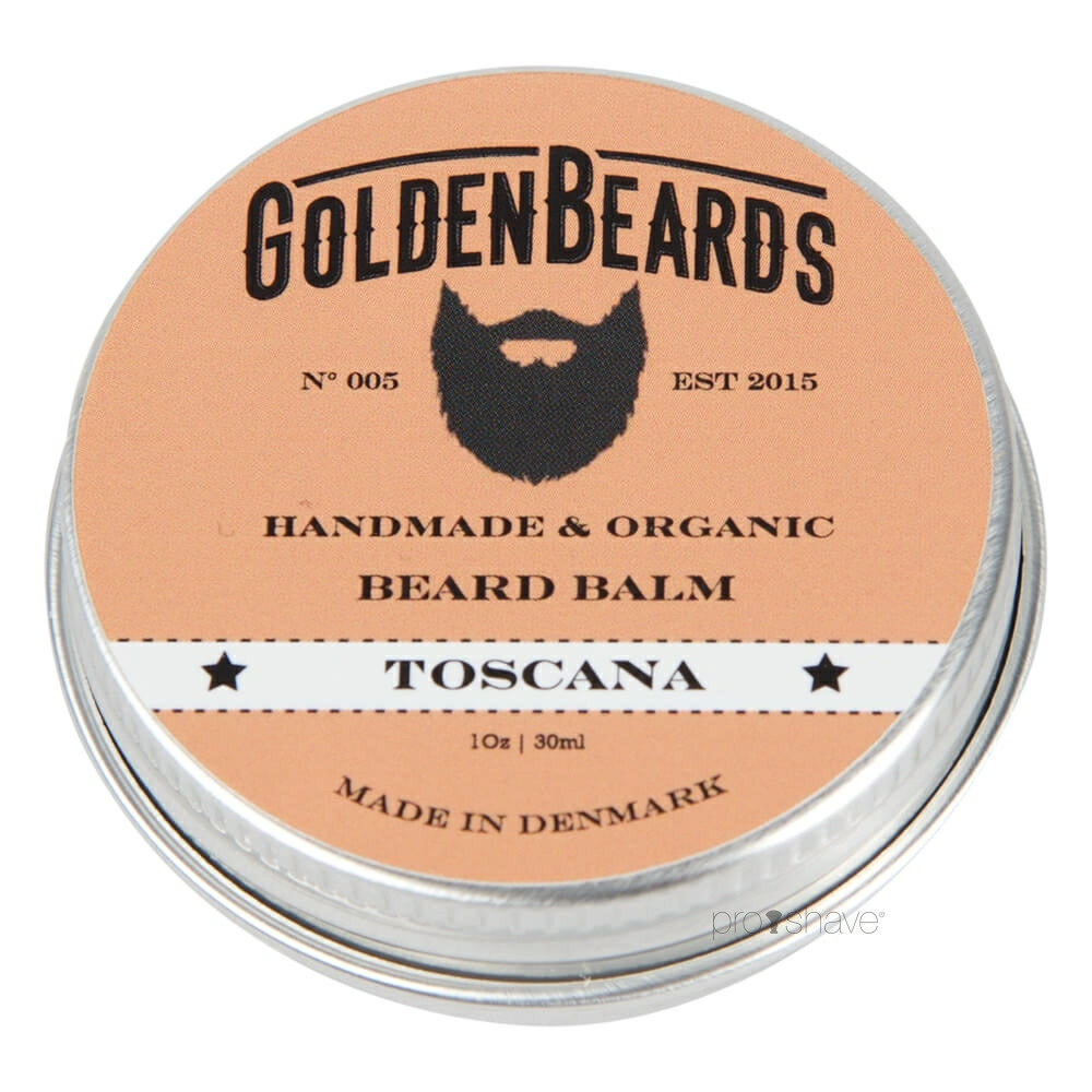 Se Golden Beards Skægbalm, Toscana, 30 ml. hos Proshave